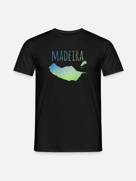 Madeira - Männer T-Shirt - Schwarz