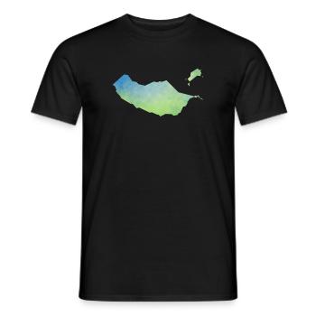 Madeira - Männer T-Shirt - Schwarz - Vorne - AI Model Male 178 light (178cm)