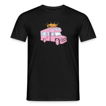 Rose Camper / Femme Camper / Camper / Rose - T-shirt homme - noir - Devant - AI Model Male 178 light (178cm)