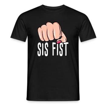 Faust - Schwester Faust - Box - Boxen - Männer T-Shirt - Schwarz - Vorne - AI Model Male 178 light (178cm)