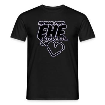 bachelor party wedding shower wedding - Men's T-Shirt - black - Front - AI Model Male 178 light (178cm)