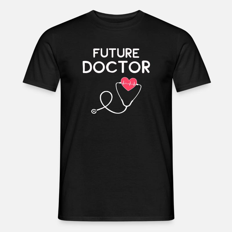 Zukünftiger Doktor - Arzt Student Geschenk - Männer T-Shirt - Schwarz