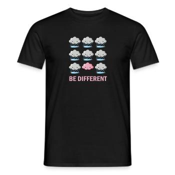 Sei anders - Männer T-Shirt - Schwarz - Vorne - AI Model Male 178 light (178cm)