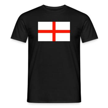 Drapeau anglais - T-shirt homme - noir - Devant - AI Model Male 178 light (178cm)