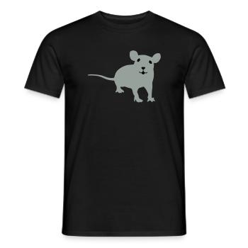 Rat - Men's T-Shirt - black - Front - AI Model Male 178 light (178cm)