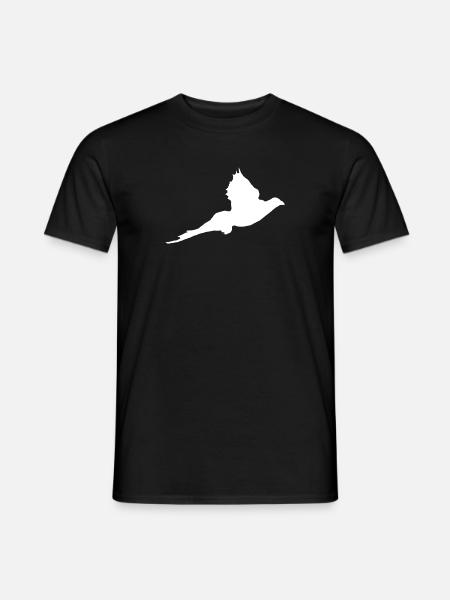 "pheasant" T-shirt customizable with your text - Men's T-Shirt - black