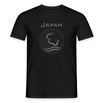 Japon 69 - T-shirt homme - noir - Devant - AI Model Male 178 light (178cm)