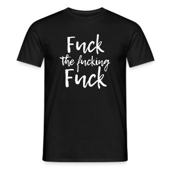 Baise la baise - T-shirt homme - noir - Devant - AI Model Male 178 light (178cm)