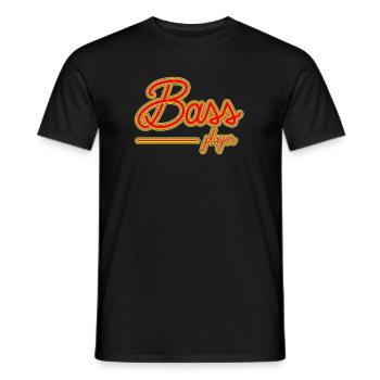 Bass Player - Männer T-Shirt - Schwarz - Vorne - AI Model Male 178 light (178cm)