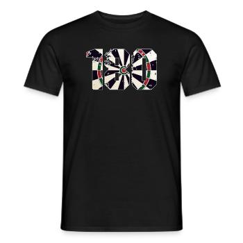 Darts Darts 180 Arrow Arrows Sports Gambling Vate - Men's T-Shirt - black - Front - AI Model Male 178 light (178cm)