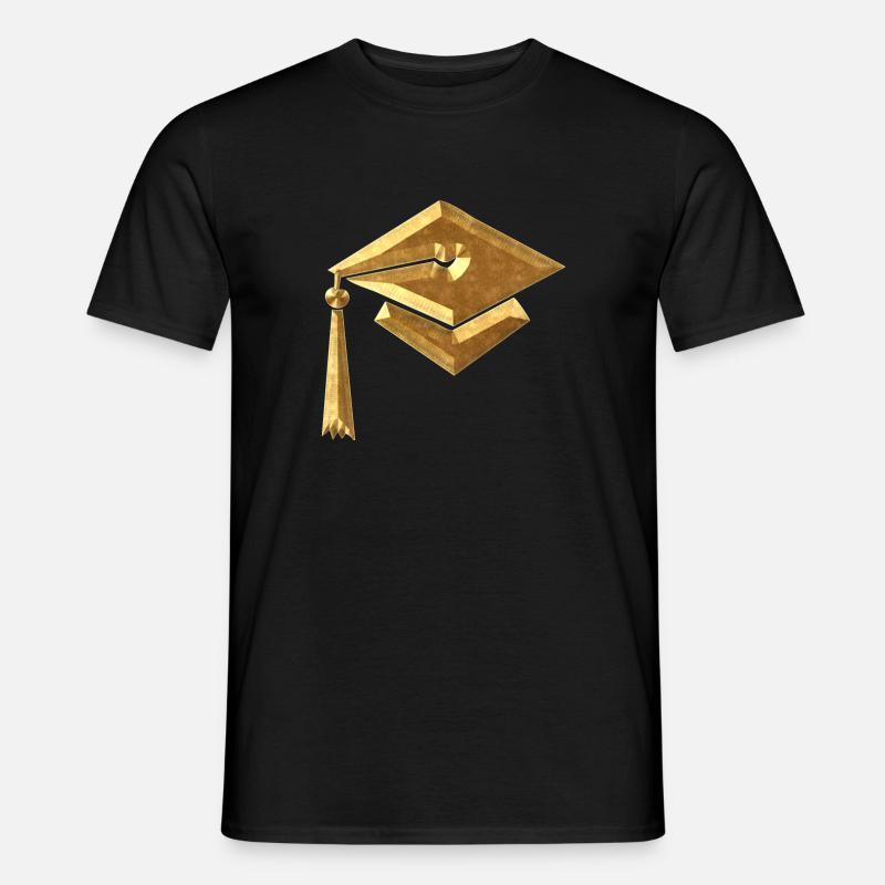 Studentenhut - Männer T-Shirt - Schwarz