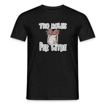 science - Men's T-Shirt - black - Front - AI Model Male 178 light (178cm)