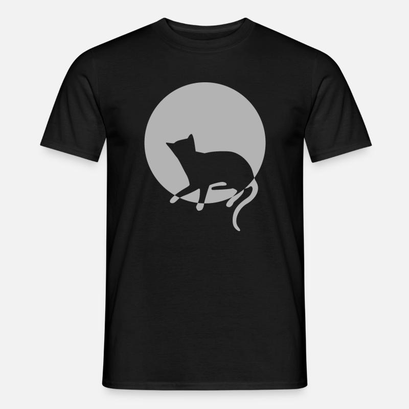 Katze Katze Katze Katze Katze Katze Mieze - Männer T-Shirt - Schwarz