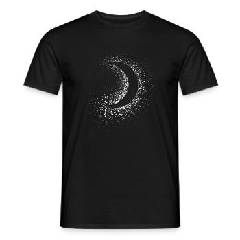 clair de lune - T-shirt homme - noir - Devant - AI Model Male 178 light (178cm)