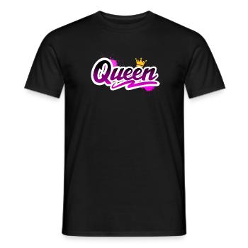 Queen - Männer T-Shirt - Schwarz - Vorne - AI Model Male 178 light (178cm)