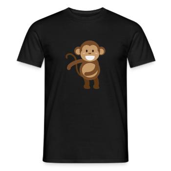 Dancer float dance gift dance trend dance monkey - Men's T-Shirt - black - Front - AI Model Male 178 light (178cm)