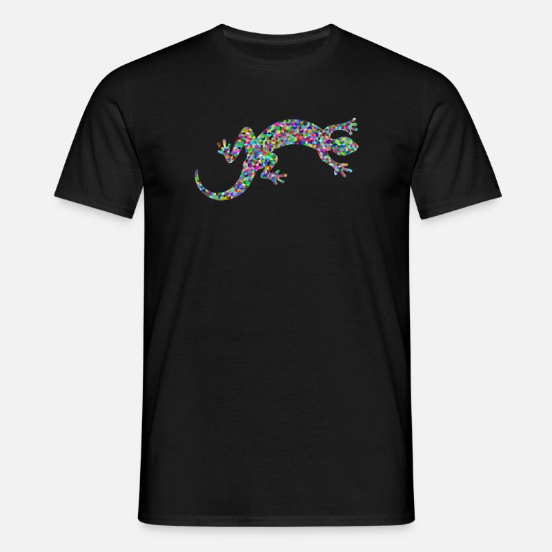 Gecko, Salamander, patterncontest - Männer T-Shirt - Schwarz