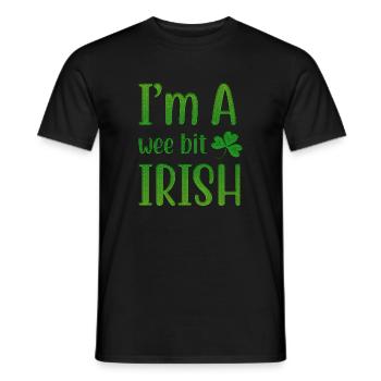 I Am A Wee Bit Irish - Männer T-Shirt - Schwarz - Vorne - AI Model Male 178 light (178cm)