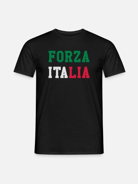 [ Forza Italia ] - Männer T-Shirt - Schwarz