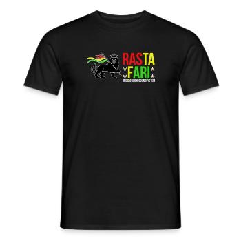 Rasta Fari Untergrund Sound System - Männer T-Shirt - Schwarz - Vorne - AI Model Male 178 light (178cm)