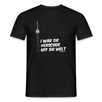 Er war der erste Fernsehturm der Welt! - Männer T-Shirt - Schwarz - Vorne - AI Model Male 178 light (178cm)