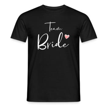 Team Bride Herz Junggesellinnenabschied Geschenk - T-shirt homme - noir - Devant - AI Model Male 178 light (178cm)