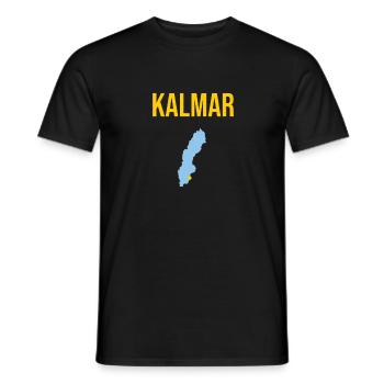 Schönes Kalmar T-Shirt kaufen - Männer T-Shirt - Schwarz - Vorne - AI Model Male 178 light (178cm)