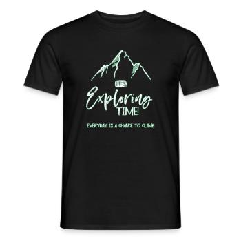 montée - T-shirt homme - noir - Devant - AI Model Male 178 light (178cm)
