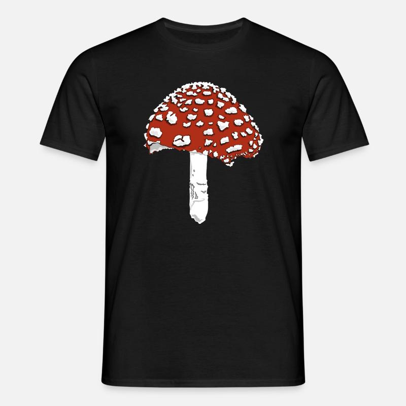 Toadstool toadstool amanita - Men's T-Shirt - black