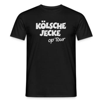 Kölsche Jecke op Tour Köln Kölner Unterwegs - Männer T-Shirt - Schwarz - Vorne - AI Model Male 178 light (178cm)