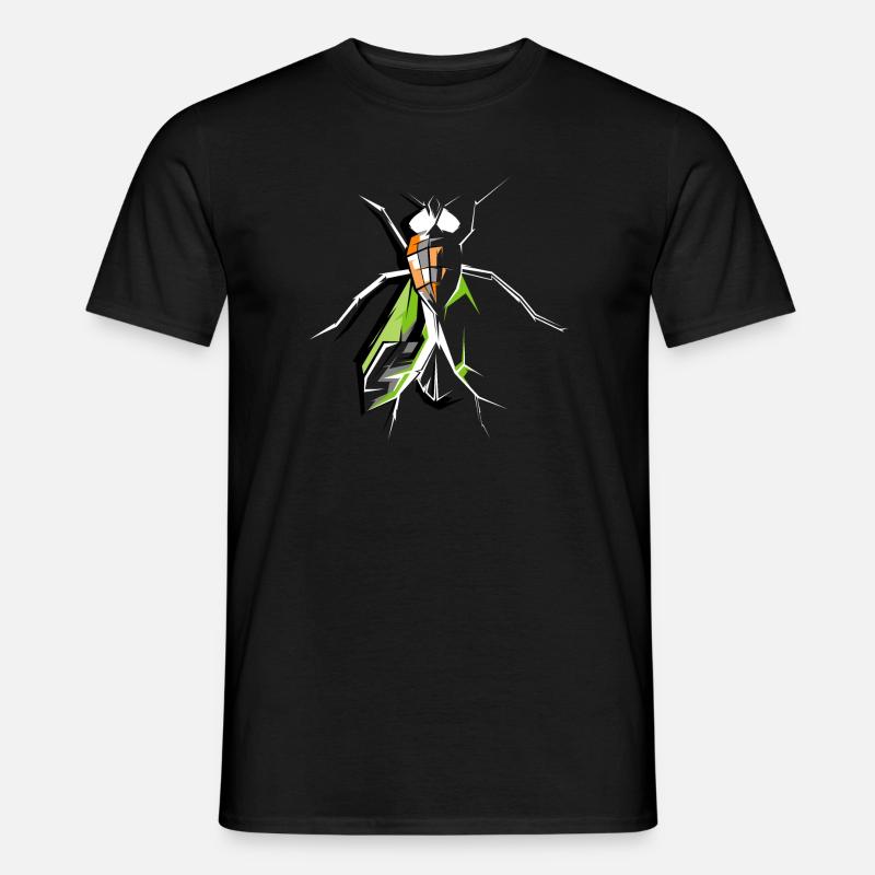 Fly Insects Fly Fly Symbol Vector - Men’s T-shirt - black