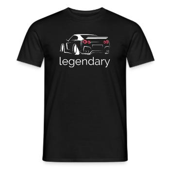 gtr racing legends classic cars cars - Men's T-Shirt - black - Front - AI Model Male 178 light (178cm)