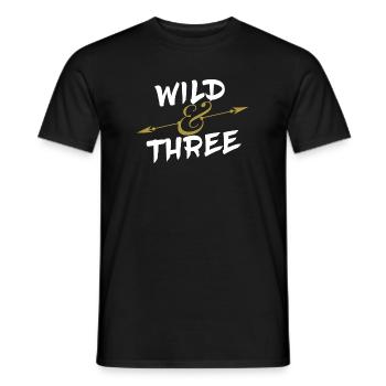 Dritter Geburtstag 3 Jahre Alt Geburtstagskind - Männer T-Shirt - Schwarz - Vorne - AI Model Male 178 light (178cm)