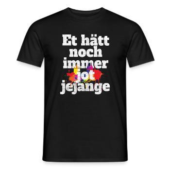 Et Hätt Toujours Jot Jejange Kölsch Cologne - T-shirt homme - noir - Devant - AI Model Male 178 light (178cm)