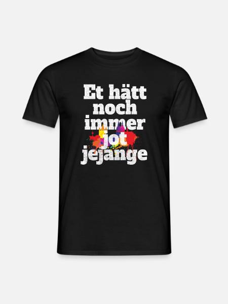 Et Hätt Noch Immer Jot Jejange Kölsch Köln Kölner - Männer T-Shirt - Schwarz
