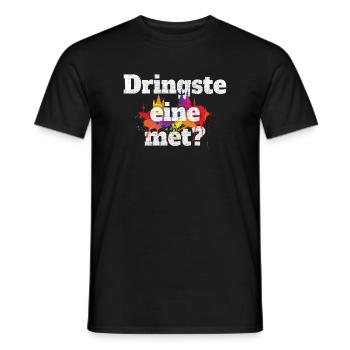 Dringste Eine Met Kölsch Köln Kölner Grundgesetz - T-shirt homme - noir - Devant - AI Model Male 178 light (178cm)