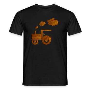 traktor landwirtschaft spielzeug - Männer T-Shirt - Schwarz - Vorne - AI Model Male 178 light (178cm)