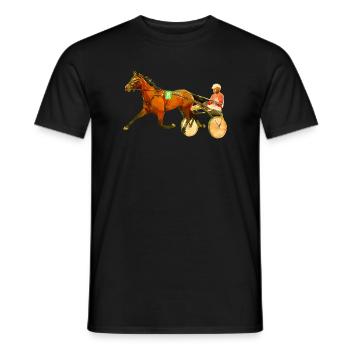 race - Men's T-Shirt - black - Front - AI Model Male 178 light (178cm)