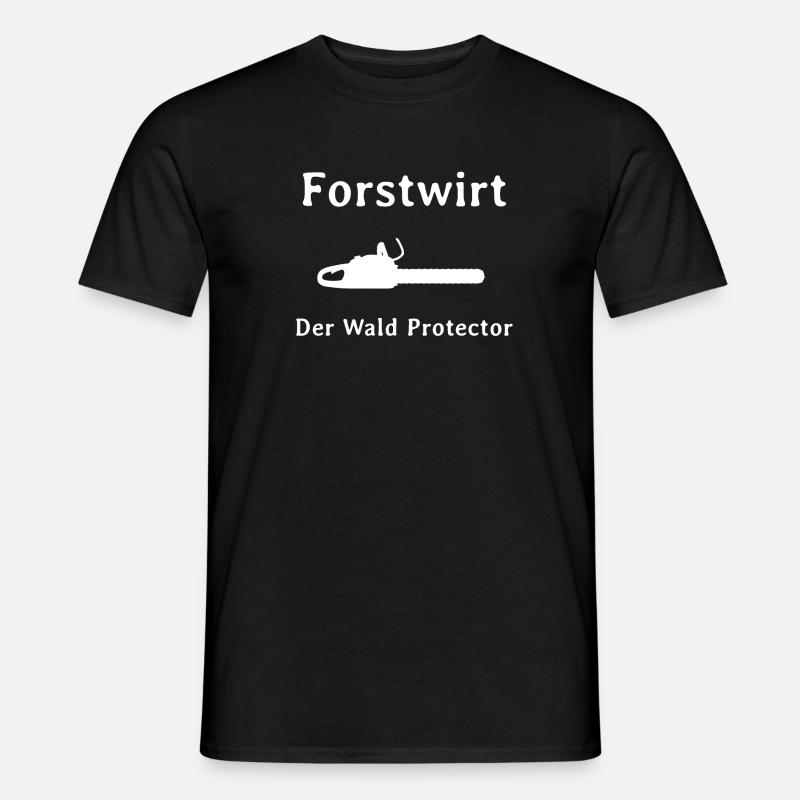 Forstwirt der Wald Protector - Männer T-Shirt - Schwarz