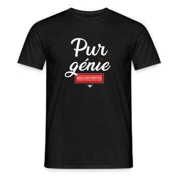 Humour and Emotion Chatastrophe - Men's T-Shirt - black - Front - AI Model Male 178 light (178cm)