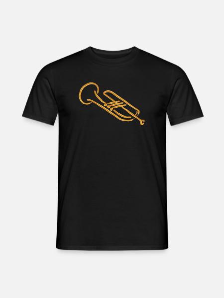 trompette - T-shirt homme - noir