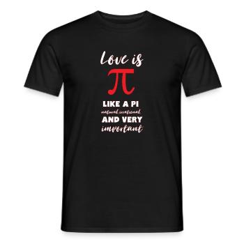 Mathématiques - T-shirt homme - noir - Devant - AI Model Male 178 light (178cm)