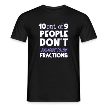 Mathe - Männer T-Shirt - Schwarz - Vorne - AI Model Male 178 light (178cm)