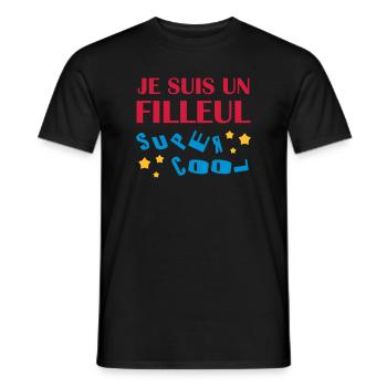 Patin / Pate / Patentochter / Patensohn - Männer T-Shirt - Schwarz - Vorne - AI Model Male 178 light (178cm)