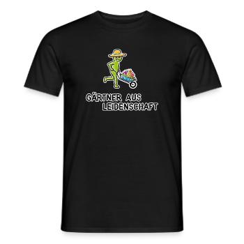 Gärtner aus Leidenschaft - Männer T-Shirt - Schwarz - Vorne - AI Model Male 178 light (178cm)