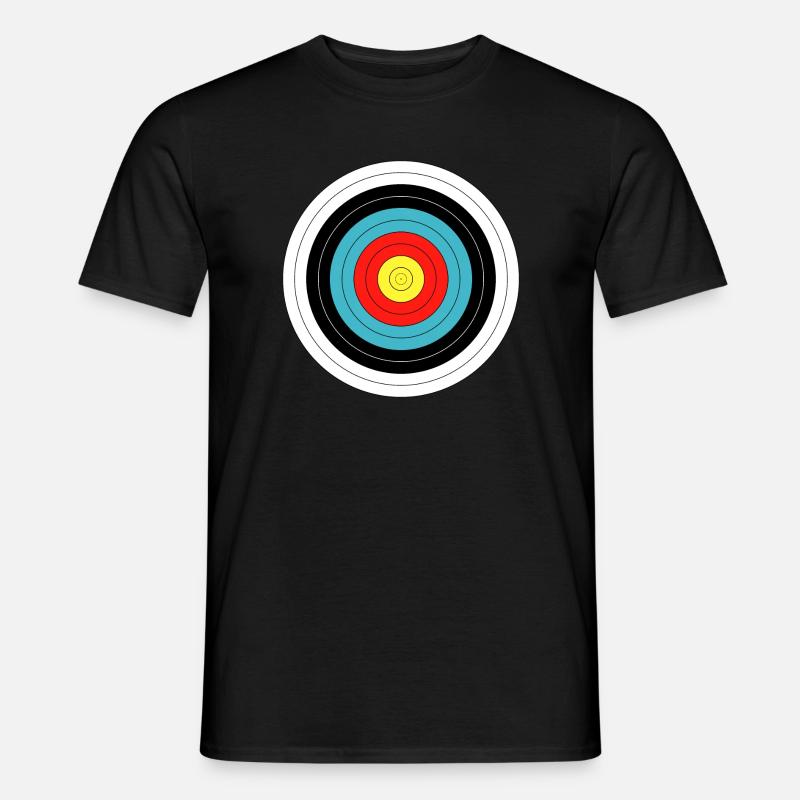 Zielscheibe - Männer T-Shirt - Schwarz
