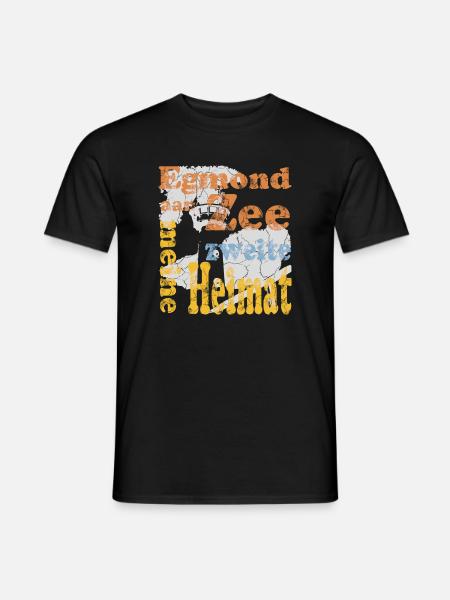 Egmond aan Zee - Männer T-Shirt - Schwarz