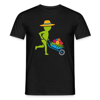 Gärtner / Gärtnerin - bunt - Männer T-Shirt - Schwarz - Vorne - AI Model Male 178 light (178cm)