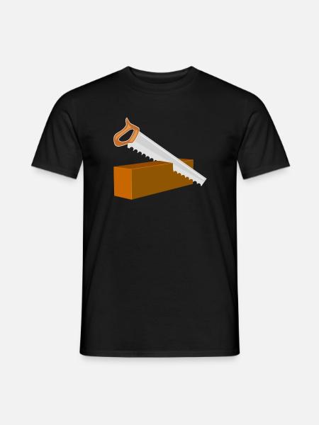 Saw Carpenter - Men's T-Shirt - black