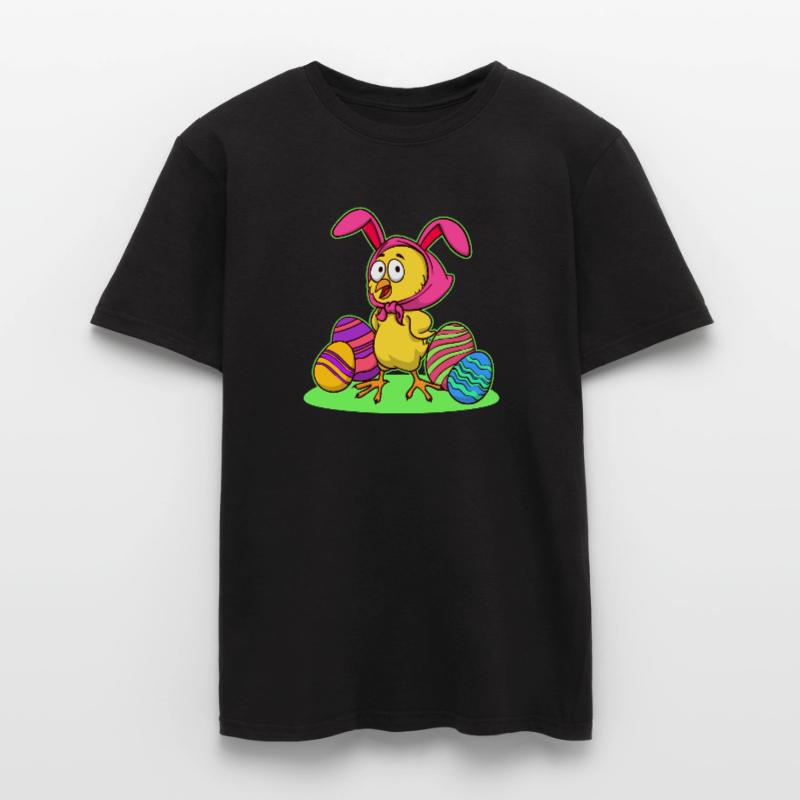 Easter chick chick easter happy easter eggs Men's T-Shirt
